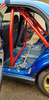 Rollbar skręcana pół klatka BMW 3 E46 sedan w/o harness Red