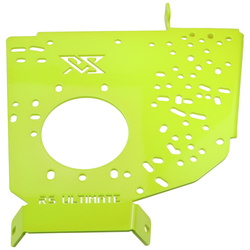 Handbrake Mounting Plate drilled BMW E36 Fluo