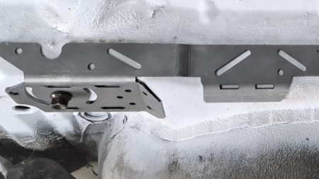 Reinforcement plate BMW 3 E46 Rear subframe mounts