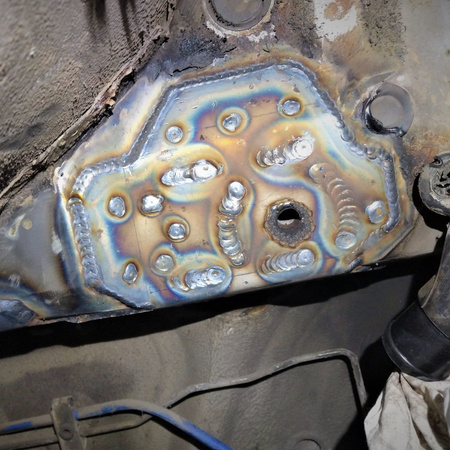 Wzmocnienie BMW 3 E46 Mocowania tylnego wózka