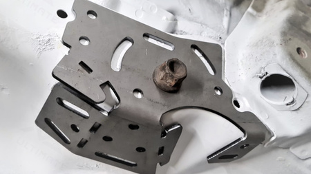 Reinforcement plate BMW 3 E46 Rear subframe mounts