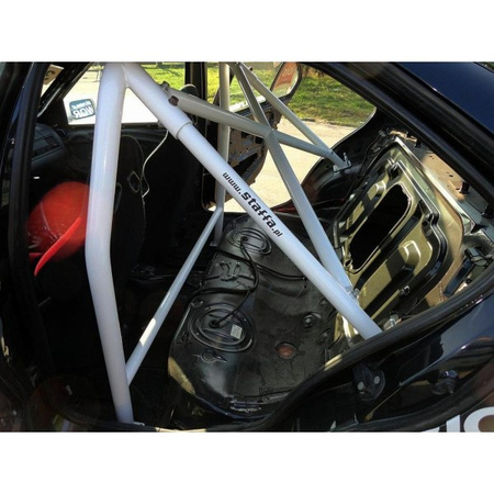 Rollbar skręcana pół klatka BMW 3 E46 sedan w/o harness Red