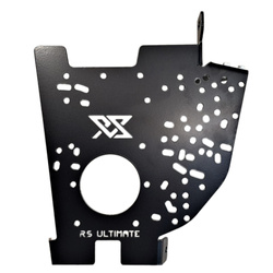 Podstawa Płyta do zamocowania hamulca ręcznego otworowana do tunelu BMW E46 Black